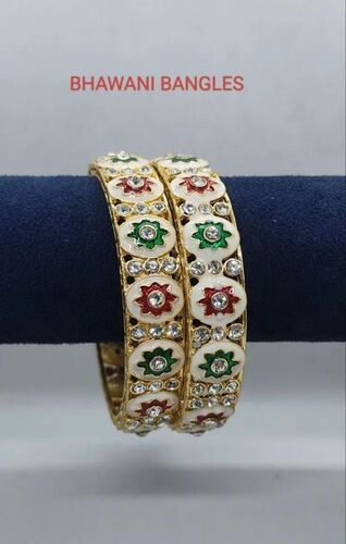 Straw Rude Brass Bangle