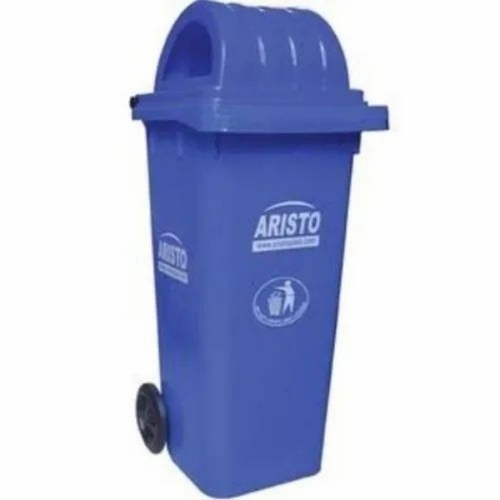 Wheel Waste Bin With Dome Lid
