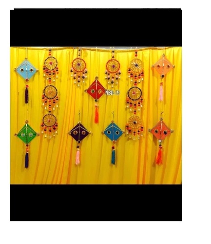 Green and Yellow Wedding Backdrop