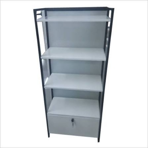 ग्रे डिस्प्ले रैक