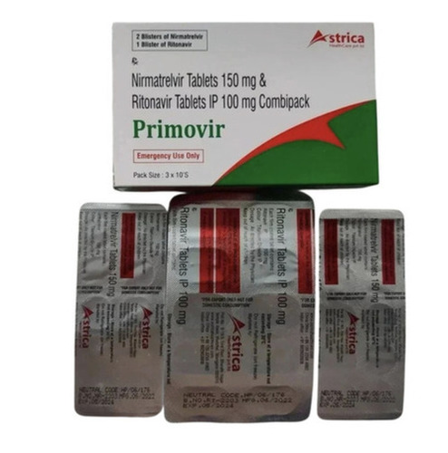 Nirmatrelvir Ritonavir Paxlovid Generic Primovir 3X10Box - Dosage Form: Tablets