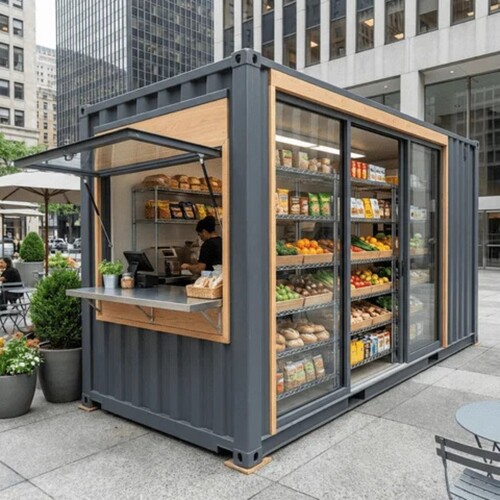 Portable Grocery Store Container - Material: Ms