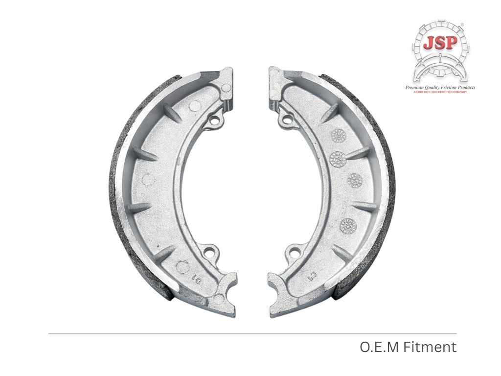 Royal Enfield Bullet 500cc Brake Shoe - Features: High Friction Stability