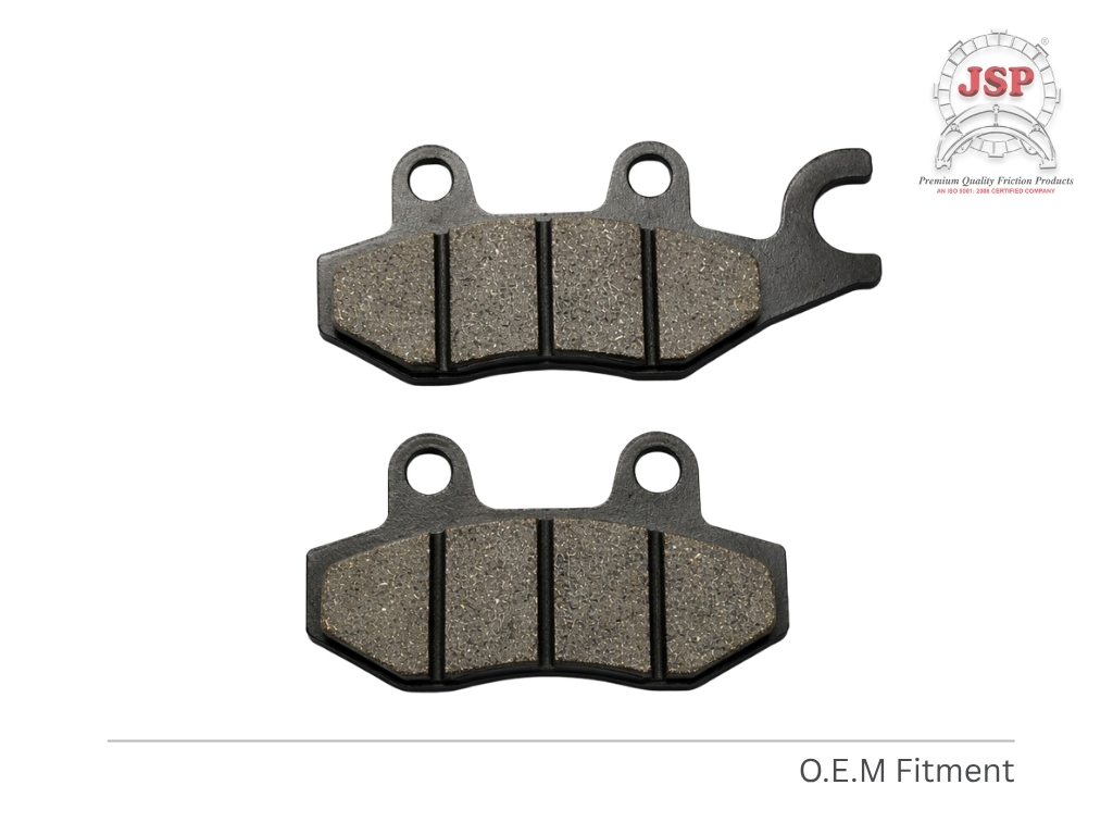 Tvs Apache Rtr Front Disc Brake Pad - Features: High-Grade Backing Plate