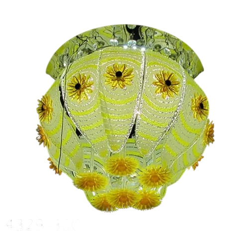 Yellow & White Ceiling Ghumar Chandelier