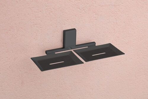 Black Double Soap Dish
