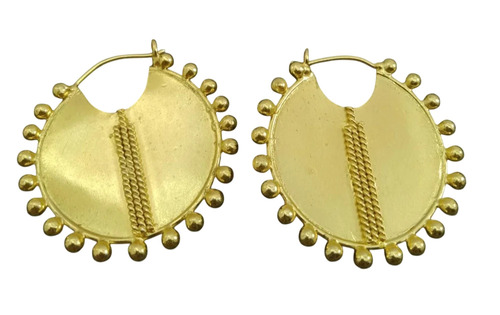 Brass Handmade Earrings