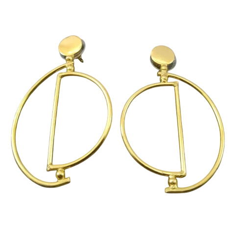 Designer Brass Earrings