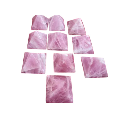 Rose Quartz Crystal Pyramid