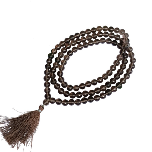 Smoky Quartz 108 Beads Mala