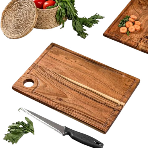 14inch Solid Acacia Wood Chopping Board