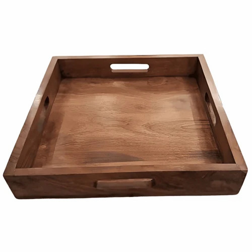 2.5inch Solid Mango Wood Serving Tray