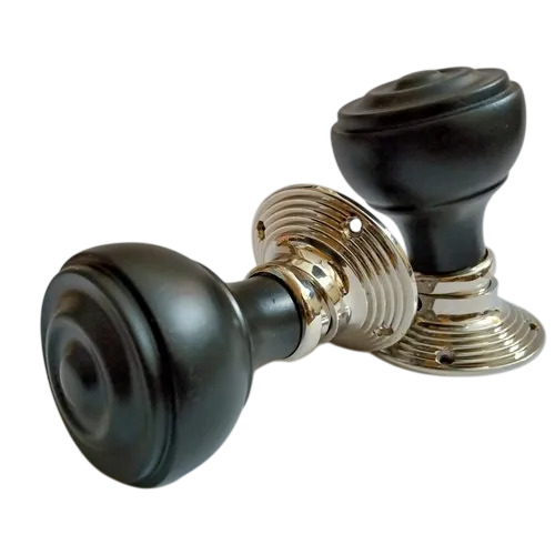 3 Inch Black Ebony Wood Door Knob