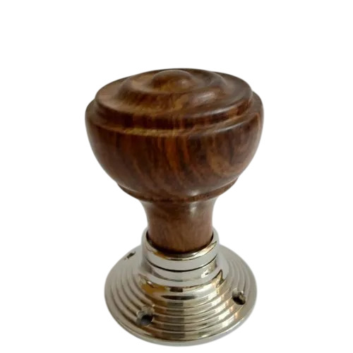 3 Inch Ebony Wood Door Knob