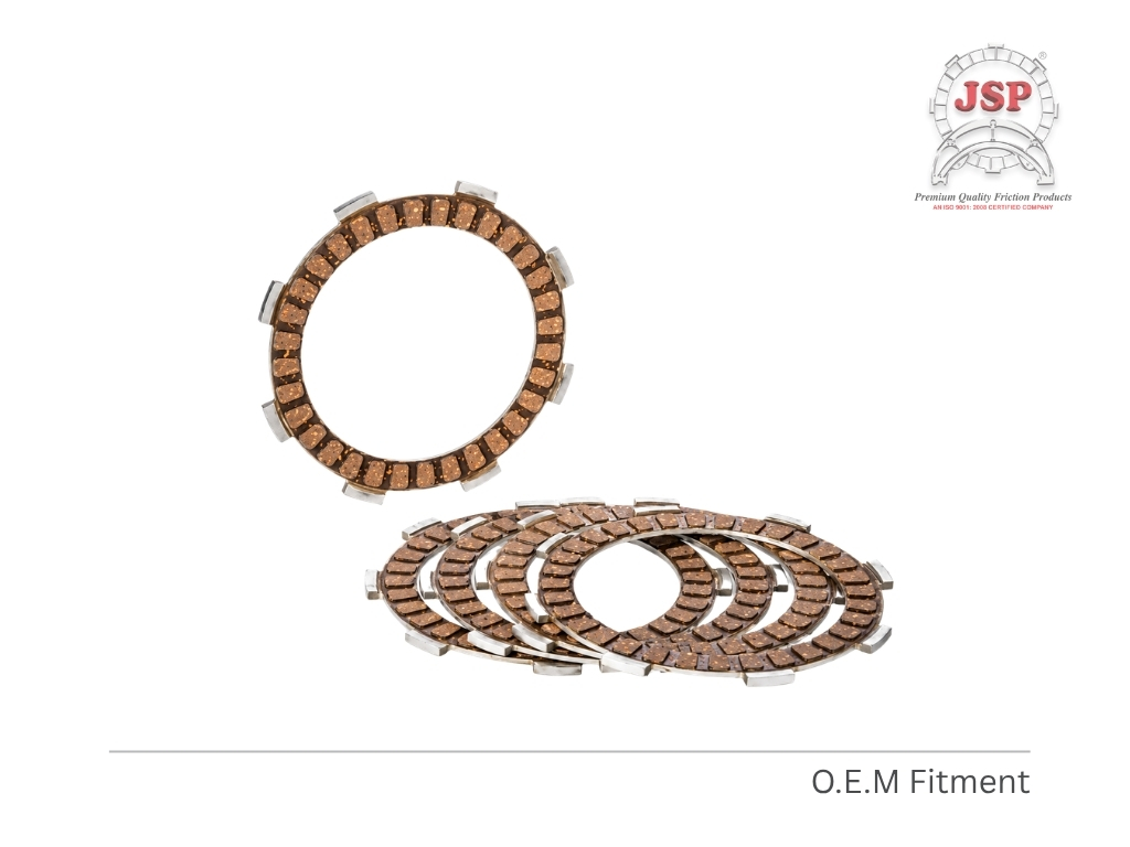 Bajaj Caliber Platina CT100 Clutch Plate Set of 5