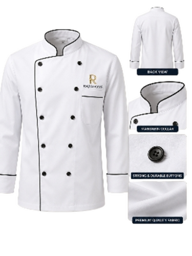 Chef Coat - Collar Type: Customized