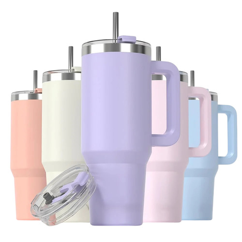 Insulated Stainless Steel Tumbler With Steel Straw (1200 Ml)