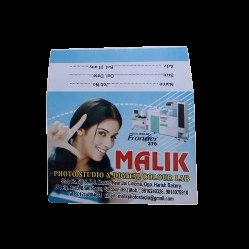 Passport Size Photo Envelope / Cover