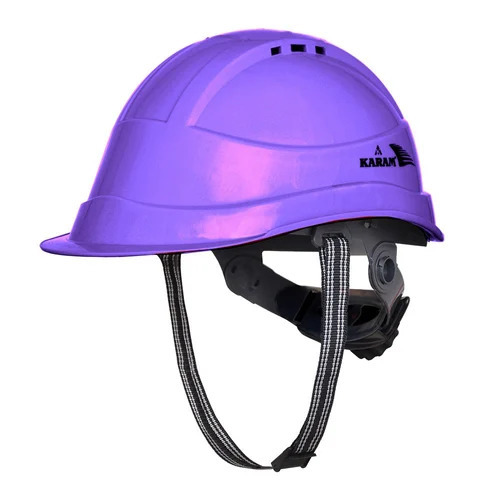 Pn 542 White Ratchet Type Safety Helmet