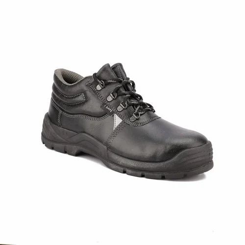 Premium Leather High Ankle Safety Shoe