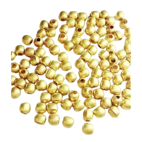Round Brass Jewellery Beads