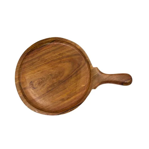 Solid Acacia Wood Pizza Platter
