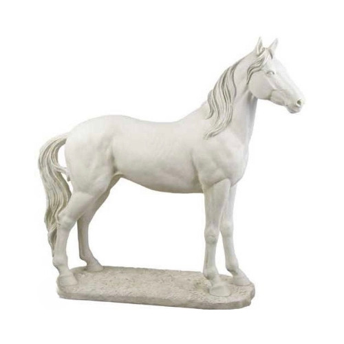 White Marble Horse Statue