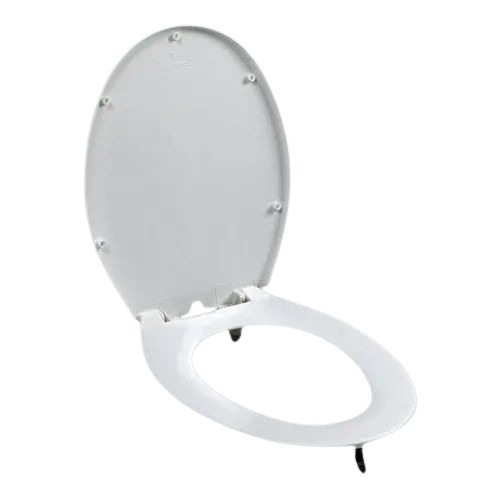 White Plastic Toilet Seat Cover