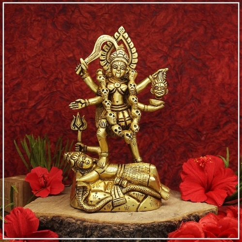 Antique Finish Goddess Kali Mata Statues