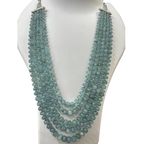 Aqua Pumpkin Mala