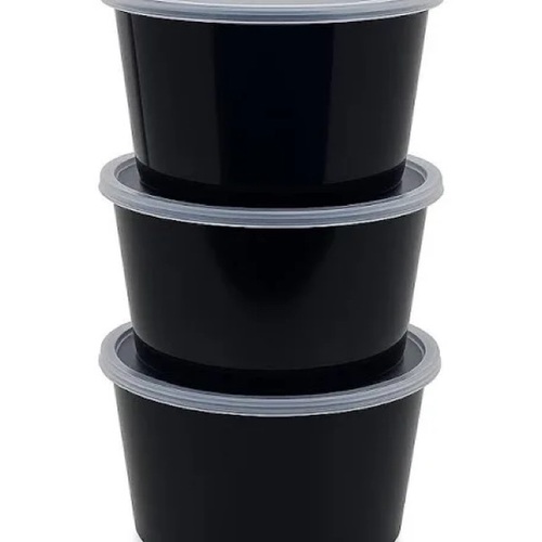 Black Airtight Seal Container