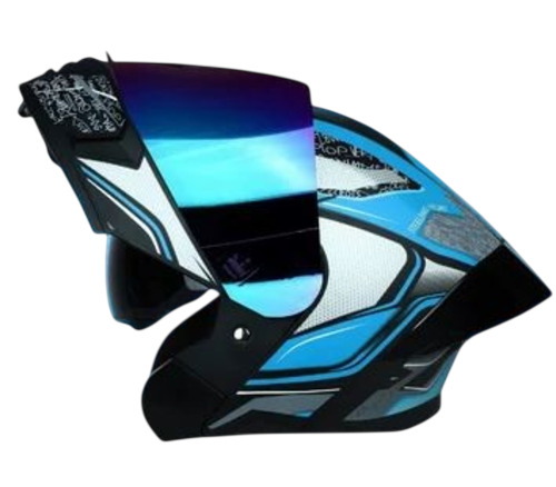 Black Jazz Blue Motorcycle Helmet
