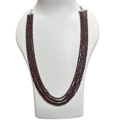 Green Red Beads Mala