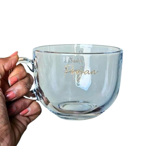 300ml Glass Cup With Handle