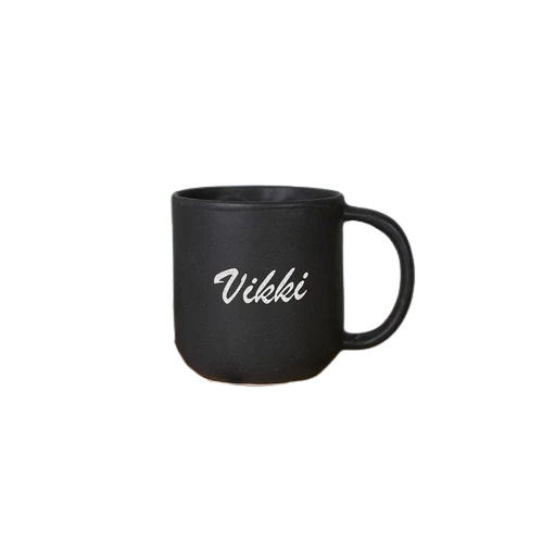 Black Color Ceramic Coffee Mugs