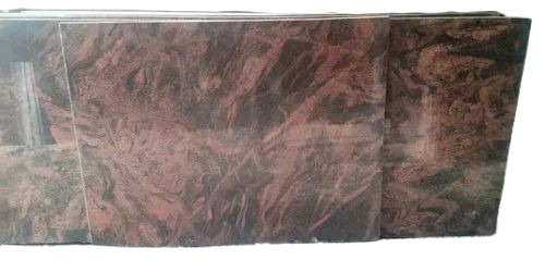 Brown Polished Designer Granite - Granite Slab 15.5mm Thick, Brown, Polished Finish, Flooring Use