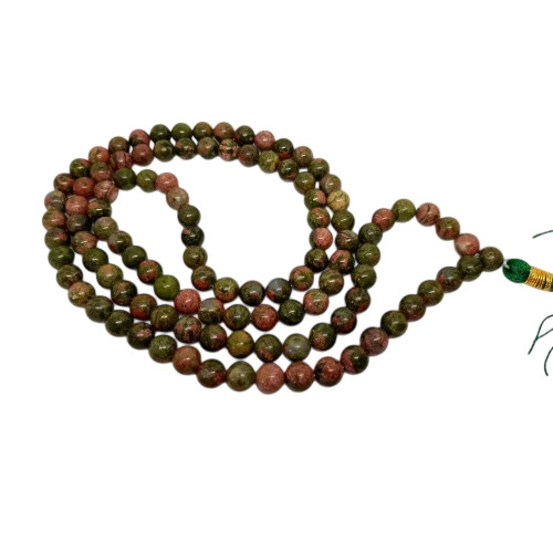 Natural Unakite Mala