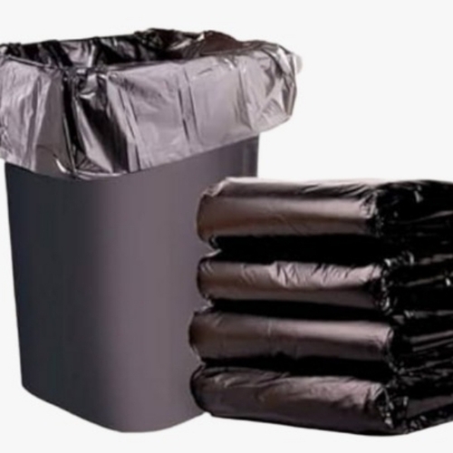 Plain Black Garbage Bags