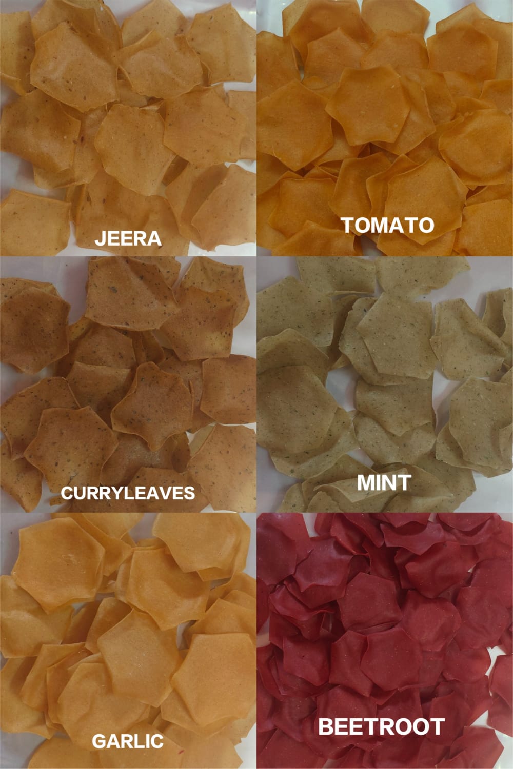 Rice Papad - Additives: No Additives