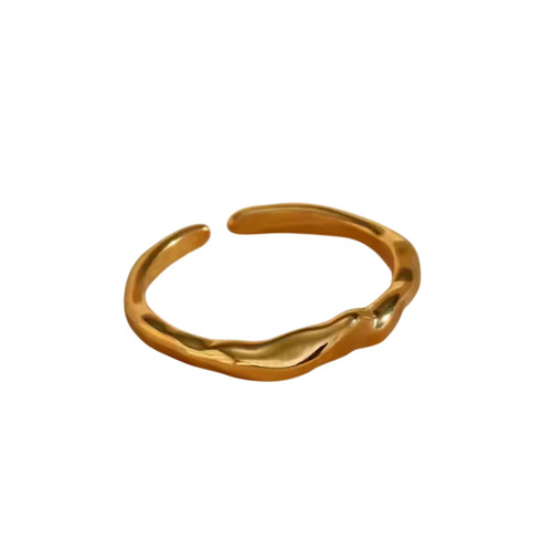 डेवोट Stainless Steel Minimalist Curve रिंग