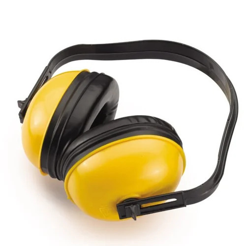 Yellow Head Mounted Earmuff