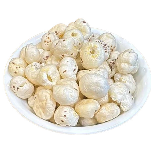 6 Suta Makhana - Dried White Makhana, Standard Size | Natural Flavor, Grade A, 1 Year Shelf Life