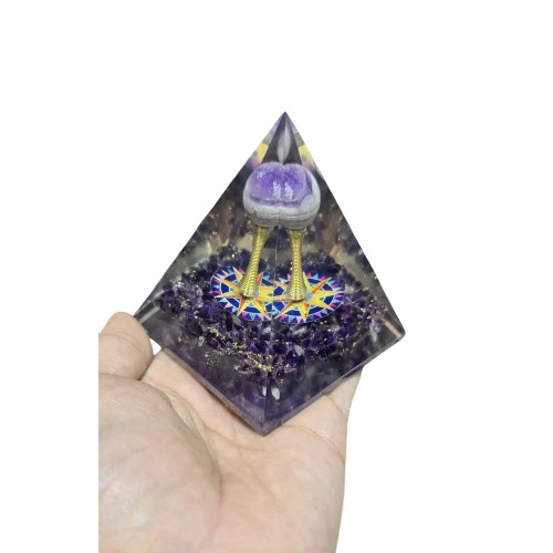 Amethyst Nubian Pyramid