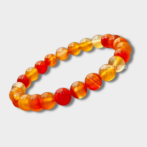 Carnelian Gemstone Bracelet