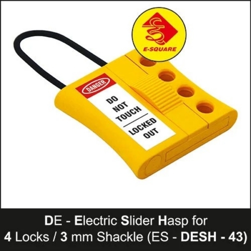 De-Electric Slider Lockout Hasp