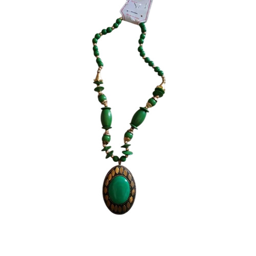 Green Glass Beads Pendant