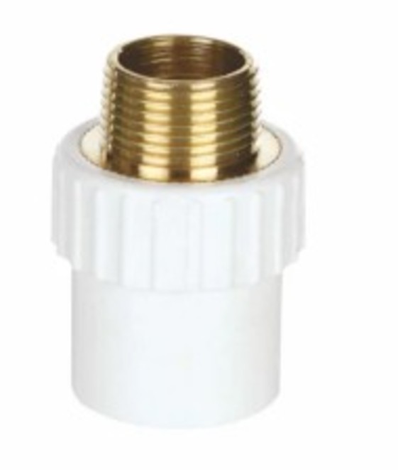 Male Threaded Adopter Plastic SCH 80/25mm