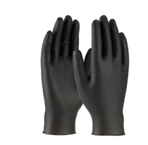 Nitrile Gloves - Color: Black