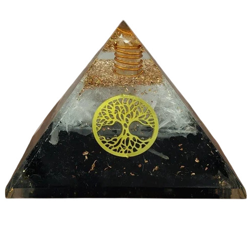 Organite Black Tourmaline Stone Pyramid