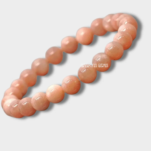 Peach Moonstone Bracelet